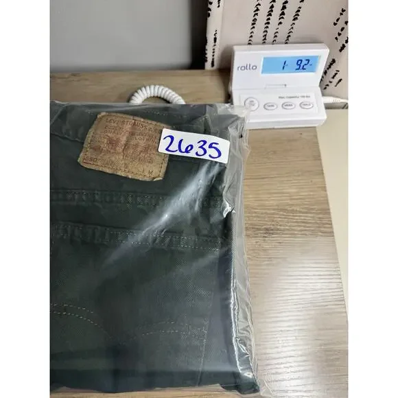 Vintage 1994 Levis 550 Womens 11 Relaxed Fit Tapered Leg Green USA Made Western - Picture 16 of 16